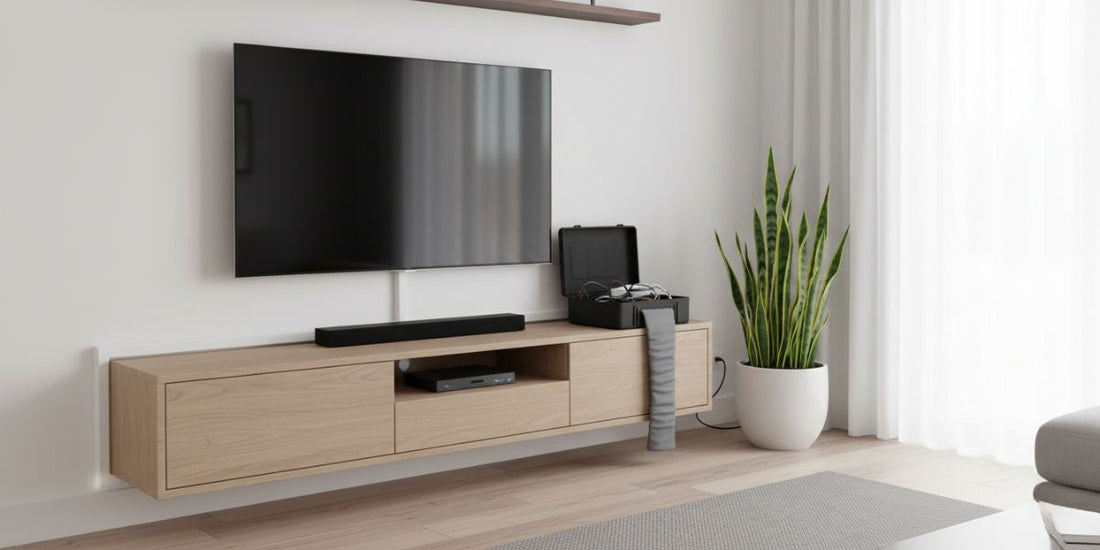 5 astuces déco pour faire disparaître les câbles de votre télévision