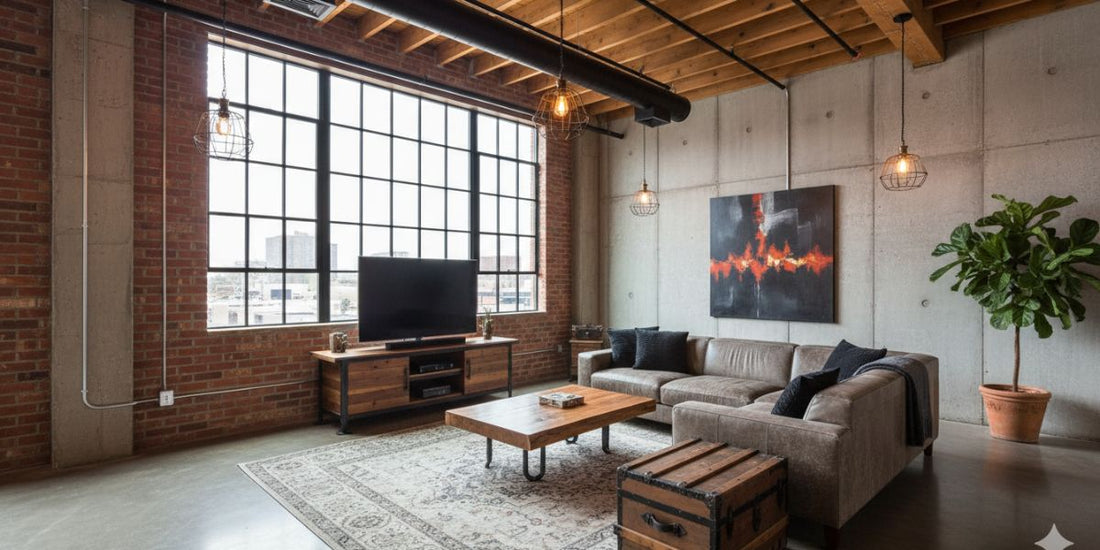 Comment donner un véritable esprit loft à votre salon avec le style industriel ?