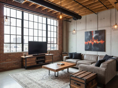 Comment donner un véritable esprit loft à votre salon avec le style industriel ?