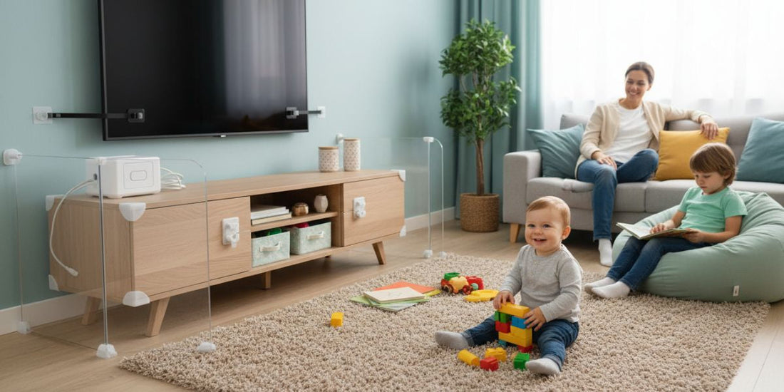 Comment sécuriser efficacement le coin TV avec des enfants en bas âge ?
