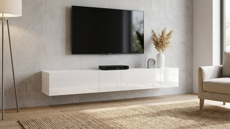 Collection Meuble TV Blanc Laqué