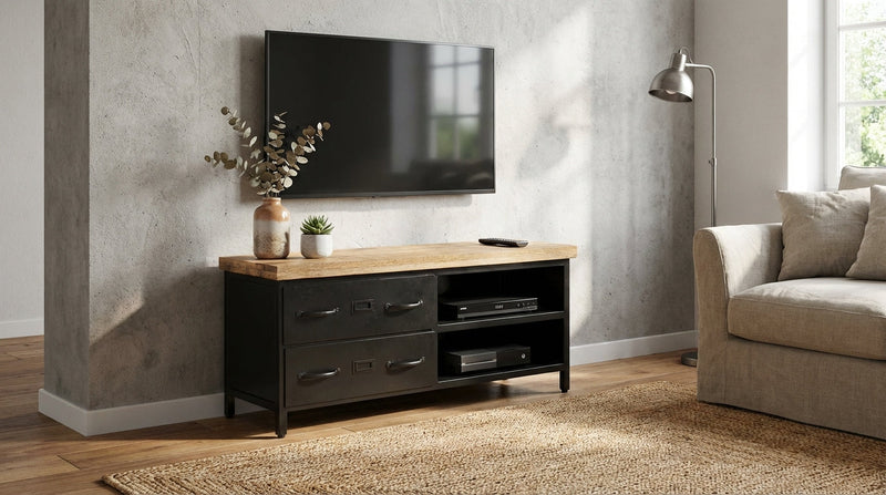 Collection Meuble TV Bois et Noir