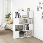 Bibliothèque Meuble TV Sur Mesure Blanc - 80 cm-Mon Meuble TV-1-100 x 24 x 124 cm-16