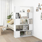 Bibliothèque Meuble TV Sur Mesure Blanc - 80 cm-Mon Meuble TV-1-100 x 24 x 155 cm-10