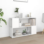 Bibliothèque Meuble TV Sur Mesure Blanc - 80 cm-Mon Meuble TV-1-100 x 24 x 63 cm-8