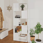 Bibliothèque Meuble TV Sur Mesure Blanc - 80 cm-Mon Meuble TV-1-60 x 24 x 155 cm-9