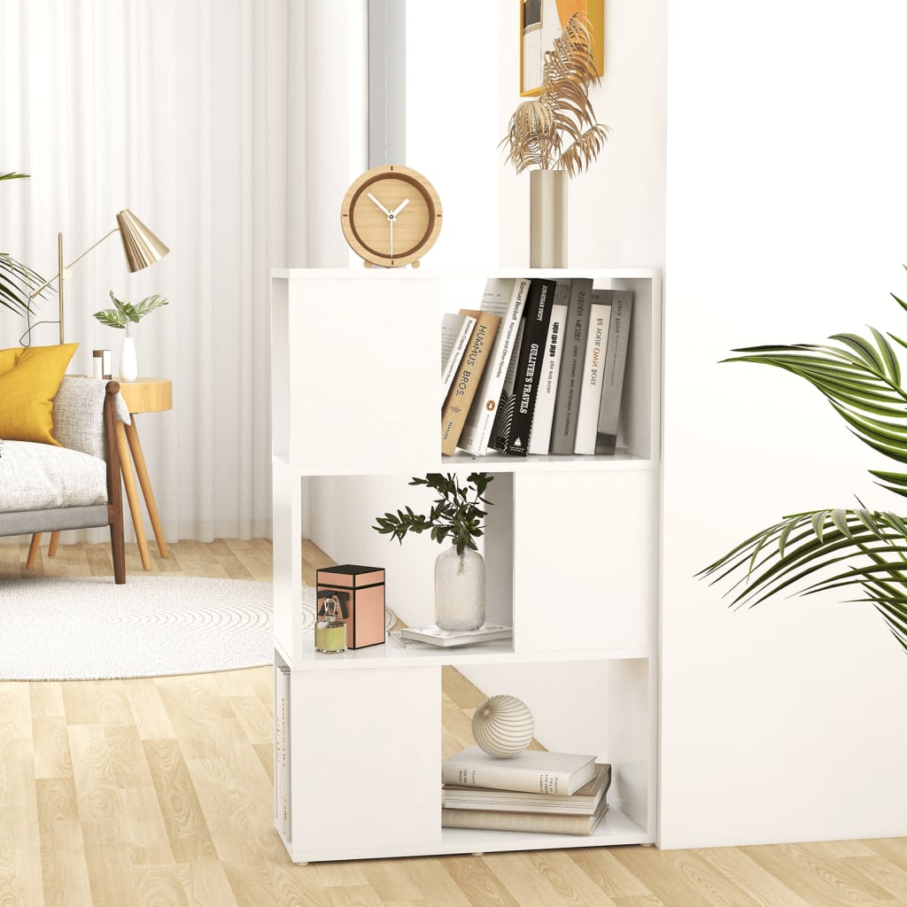 Bibliothèque Meuble TV Sur Mesure Blanc - 80 cm-Mon Meuble TV-1-60 x 24 x 94 cm-11