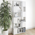Bibliothèque Meuble TV Sur Mesure Blanc - 80 cm-Mon Meuble TV-1-80 x 24 x 186 cm-19