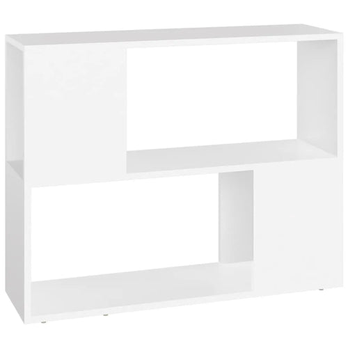 Bibliothèque Meuble TV Sur Mesure Blanc - 80 cm-Mon Meuble TV-1-80 x 24 x 186 cm-2