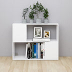 Bibliothèque Meuble TV Sur Mesure Blanc - 80 cm-Mon Meuble TV-1-80 x 24 x 186 cm-3