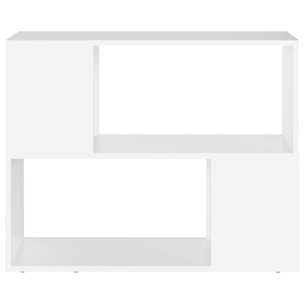 Bibliothèque Meuble TV Sur Mesure Blanc - 80 cm-Mon Meuble TV-1-80 x 24 x 186 cm-5
