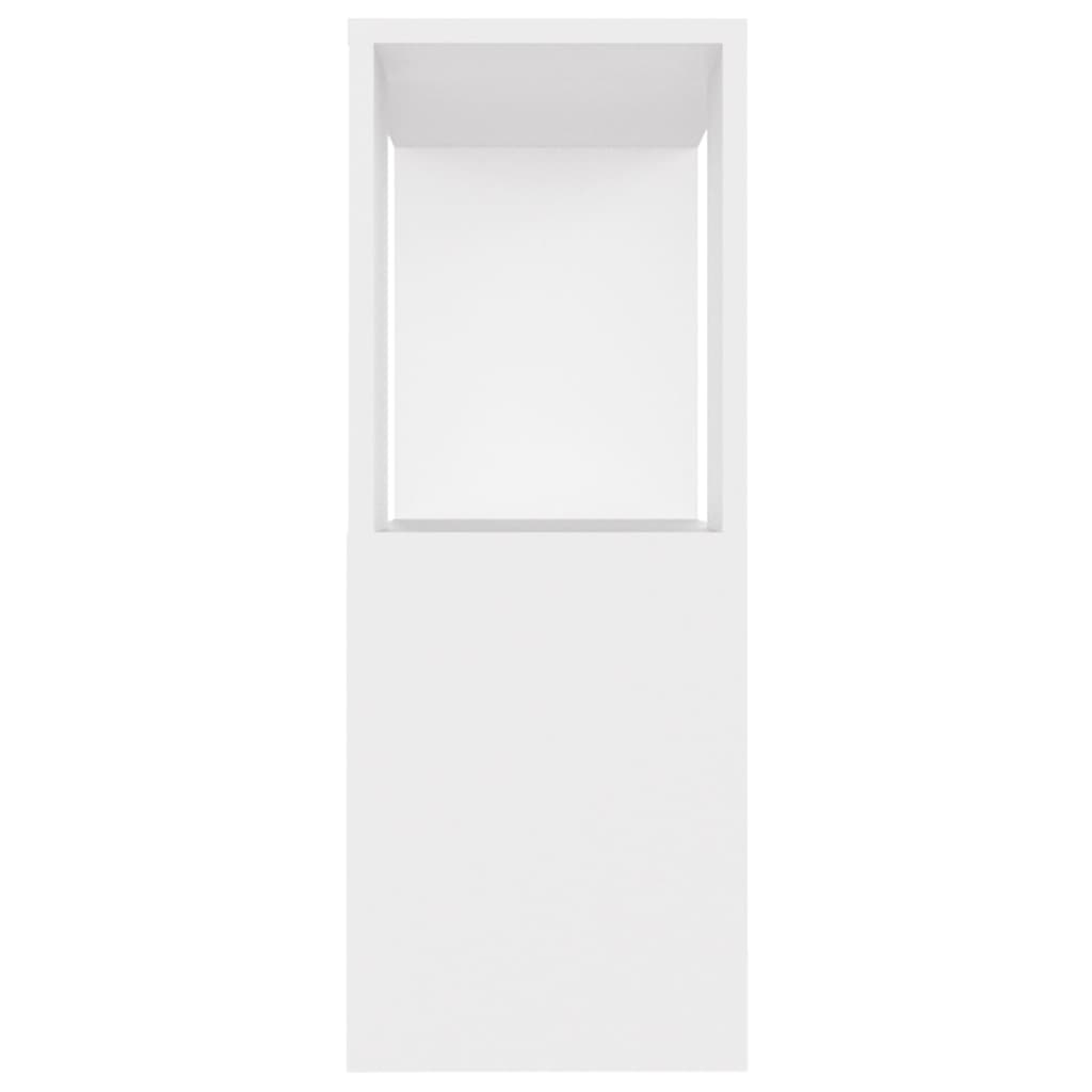 Bibliothèque Meuble TV Sur Mesure Blanc - 80 cm-Mon Meuble TV-1-80 x 24 x 186 cm-6