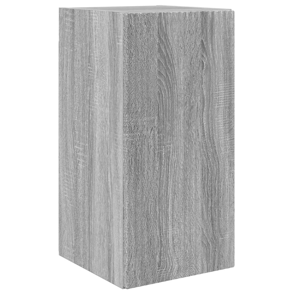 Bibliothèque TV Bois Finition Gris Sonoma - 8 Pièces-Mon Meuble TV-Gris béton-6
