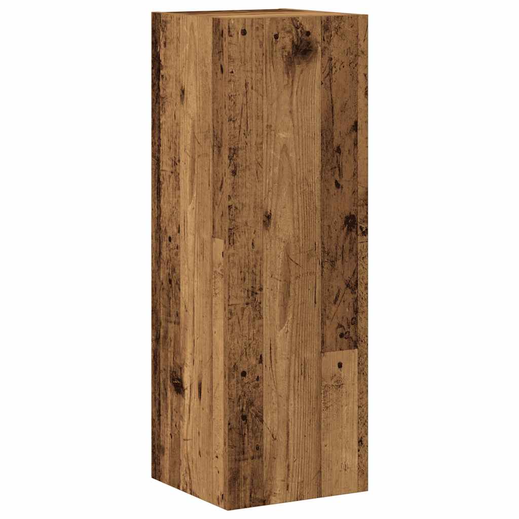 Ensemble Bibliothèque TV Effet Vieux Bois - 8 Pièces-Mon Meuble TV-4