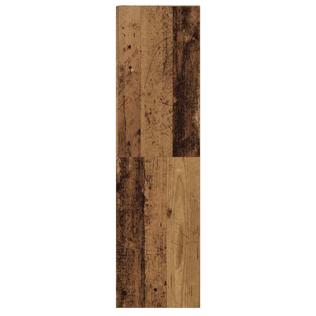 Ensemble Meuble TV Design Effet Vieux Bois - 7 Pièces-Mon Meuble TV-7