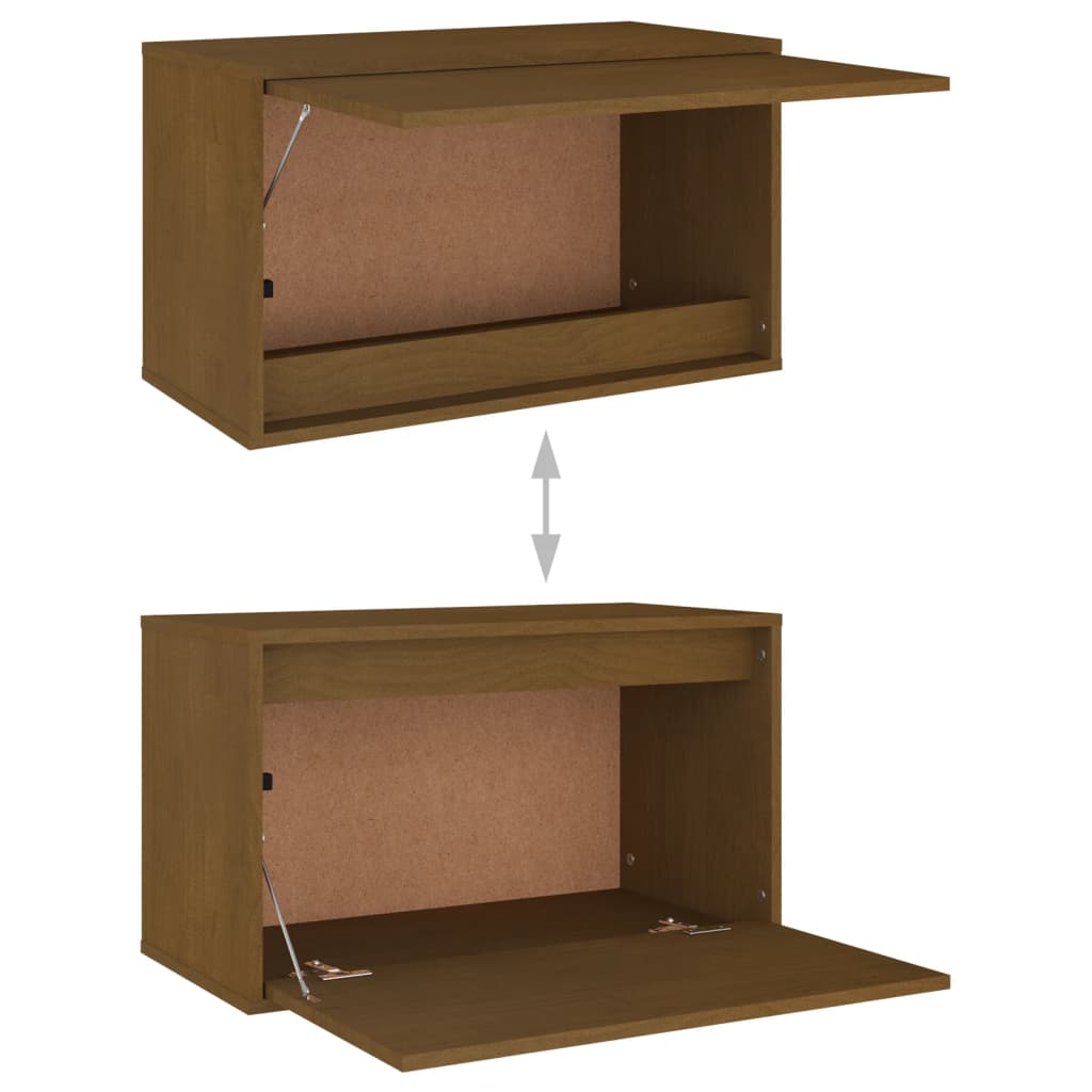 Ensemble Meuble TV en Bois Massif de Pin - 5 Pièces-Mon Meuble TV-Marron miel-6