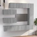 Ensemble Meuble TV Gris Effet Chêne Sonoma - 7 Pièces-Mon Meuble TV-1