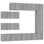 Ensemble Meuble TV Gris Effet Chêne Sonoma - 7 Pièces-Mon Meuble TV-2