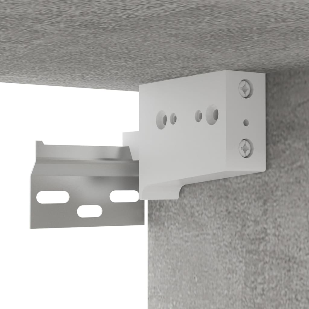 Ensemble Meuble TV Gris et Bois - 8 Pièces-Mon Meuble TV-Gris béton-60 cm-1-7
