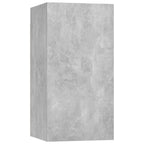 Ensemble Meuble TV Gris et Bois - 8 Pièces-Mon Meuble TV-Gris béton-60 cm-1-8