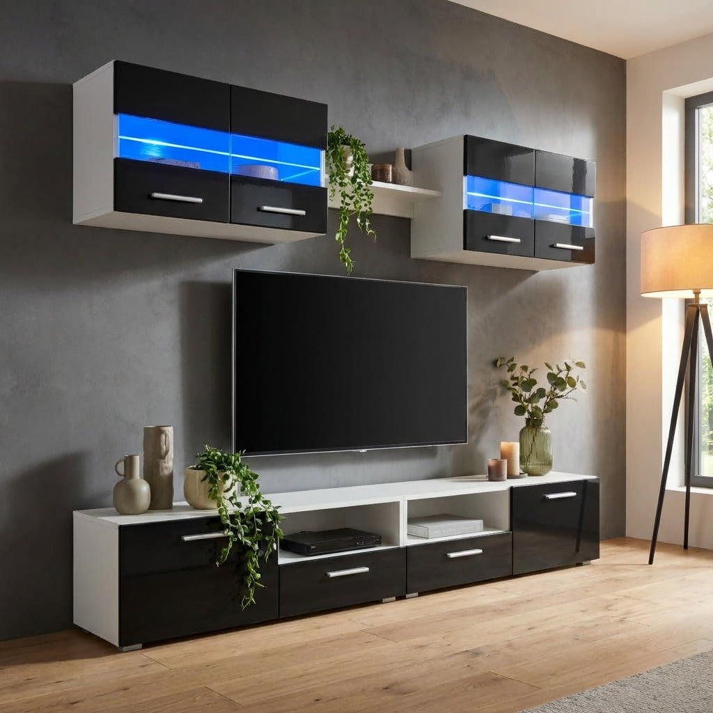 ensemble-meuble-tv-led-noir-brillant-5-pieces-decor