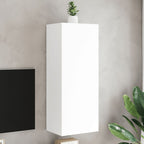 Ensemble Meuble TV Marron Effet Chêne Fumé - 102 cm-Mon Meuble TV-Blanc-102 cm-1-27