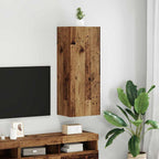 Ensemble Meuble TV Marron Effet Chêne Fumé - 102 cm-Mon Meuble TV-Bois ancien-102 cm-1-37