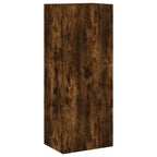 Ensemble Meuble TV Marron Effet Chêne Fumé - 102 cm-Mon Meuble TV-Chêne fumé-40 cm-1-1