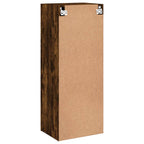 Ensemble Meuble TV Marron Effet Chêne Fumé - 102 cm-Mon Meuble TV-Chêne fumé-40 cm-1-9