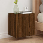 Ensemble Meuble TV Marron Effet Chêne Fumé - 102 cm-Mon Meuble TV-Chêne marron-40 cm-2-39