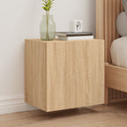 Ensemble Meuble TV Marron Effet Chêne Fumé - 102 cm-Mon Meuble TV-Chêne sonoma-40 cm-2-38