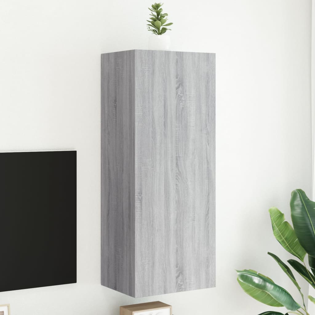 Ensemble Meuble TV Marron Effet Chêne Fumé - 102 cm-Mon Meuble TV-Sonoma gris-102 cm-1-24