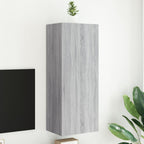 Ensemble Meuble TV Marron Effet Chêne Fumé - 102 cm-Mon Meuble TV-Sonoma gris-102 cm-1-24