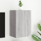 Ensemble Meuble TV Marron Effet Chêne Fumé - 102 cm-Mon Meuble TV-Sonoma gris-60 cm-1-21
