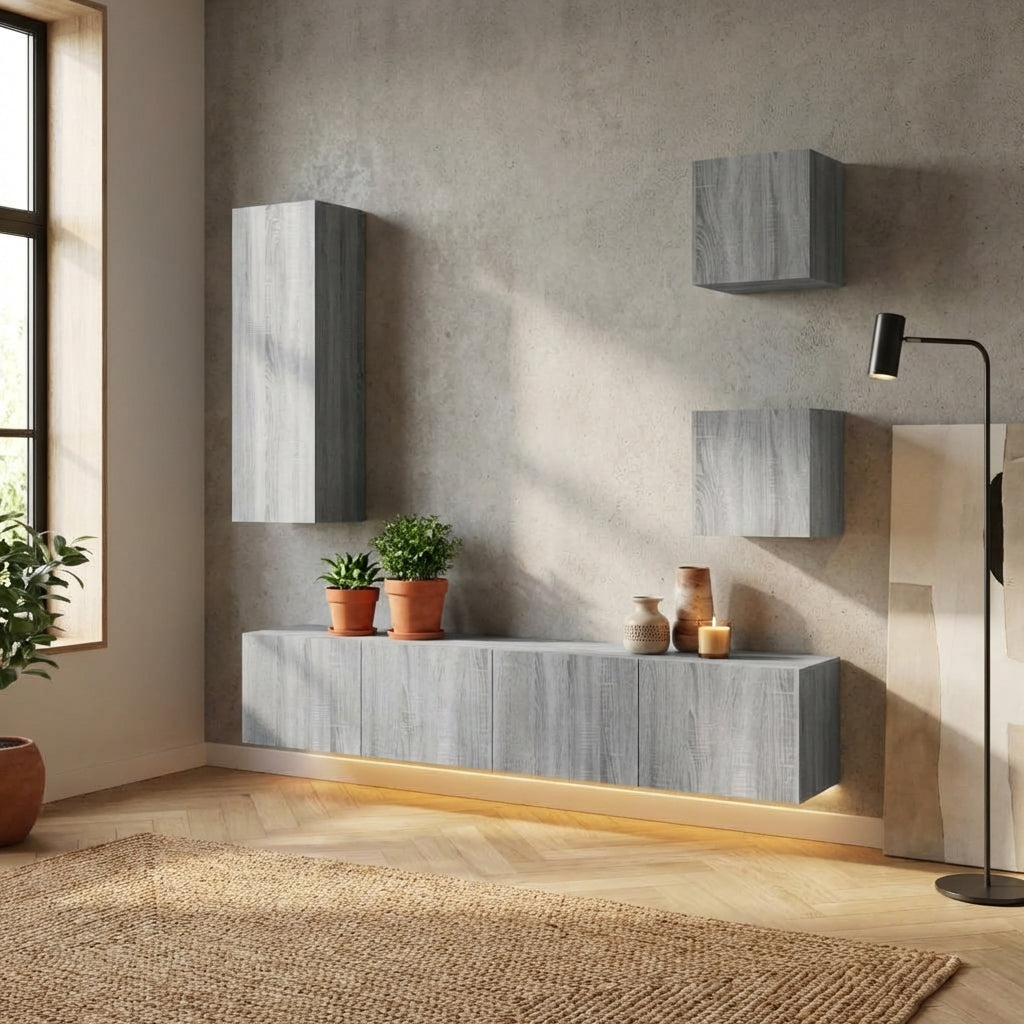 ensemble-meuble-tv-moderne-effet-sonoma-gris-5-pieces-decor