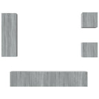 Ensemble Meuble TV Moderne Effet Sonoma Gris - 5 Pièces-Mon Meuble TV-1