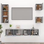 Ensemble Meuble TV Moderne Effet Sonoma Gris - 5 Pièces-Mon Meuble TV-3