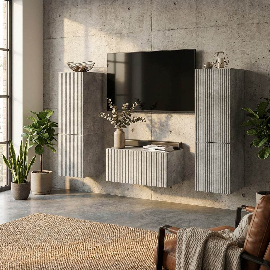 ensemble-meuble-tv-mural-effet-beton-5-pieces-decor