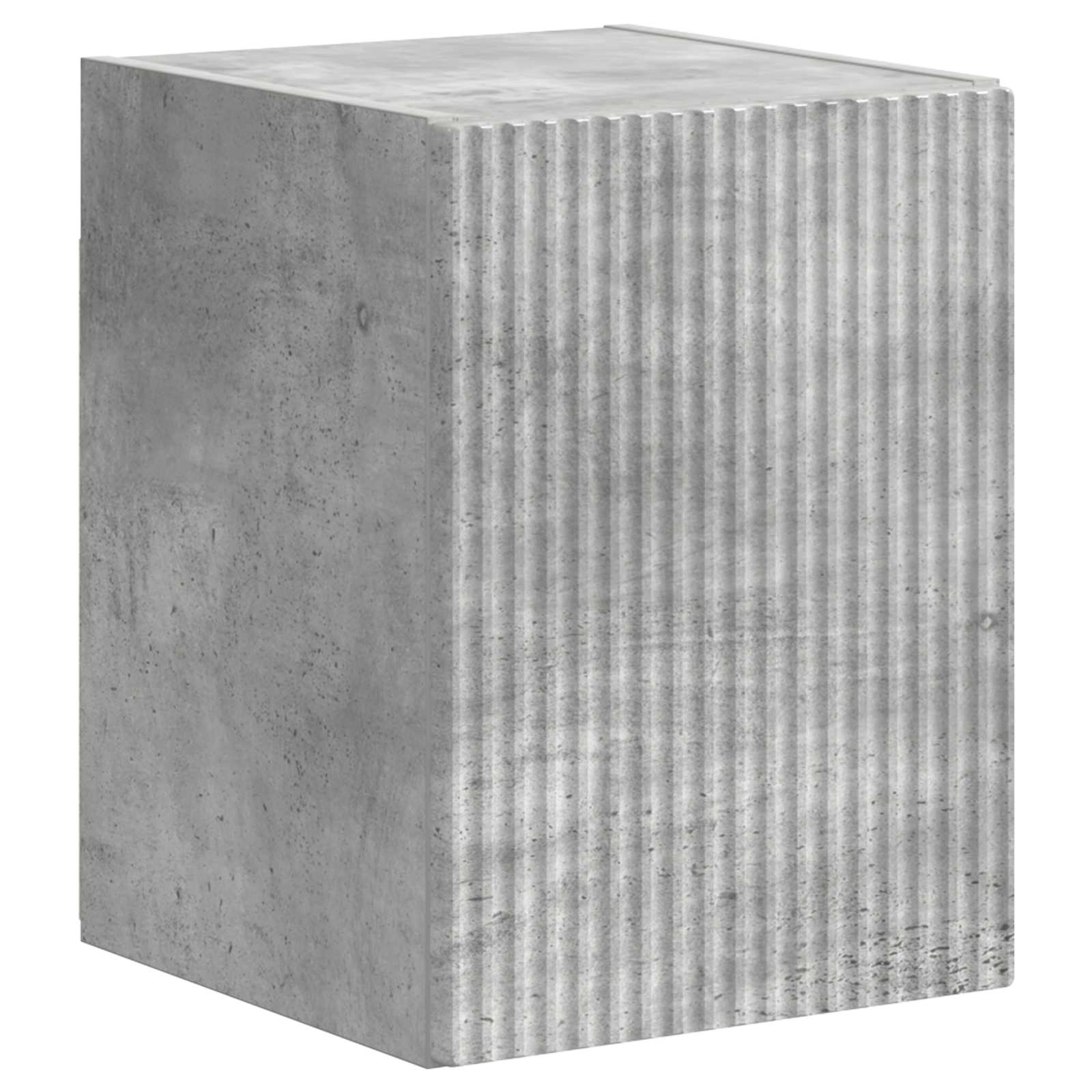 Ensemble Meuble TV Mural Effet Béton - 5 Pièces-Mon Meuble TV-Gris béton-7