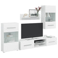 Grand Ensemble Meuble TV Blanc Mat - 5 Pièces-Mon Meuble TV-1