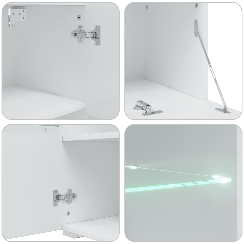 Grand Ensemble Meuble TV Blanc Mat - 5 Pièces-Mon Meuble TV-12