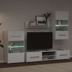 Grand Ensemble Meuble TV Blanc Mat - 5 Pièces-Mon Meuble TV-4