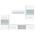 Grand Ensemble Meuble TV Blanc Mat - 5 Pièces-Mon Meuble TV-5