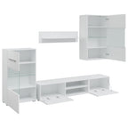 Grand Ensemble Meuble TV Blanc Mat - 5 Pièces-Mon Meuble TV-6