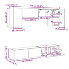 Grand Meuble TV avec Beaucoup de Rangement en Bois-Mon Meuble TV-8
