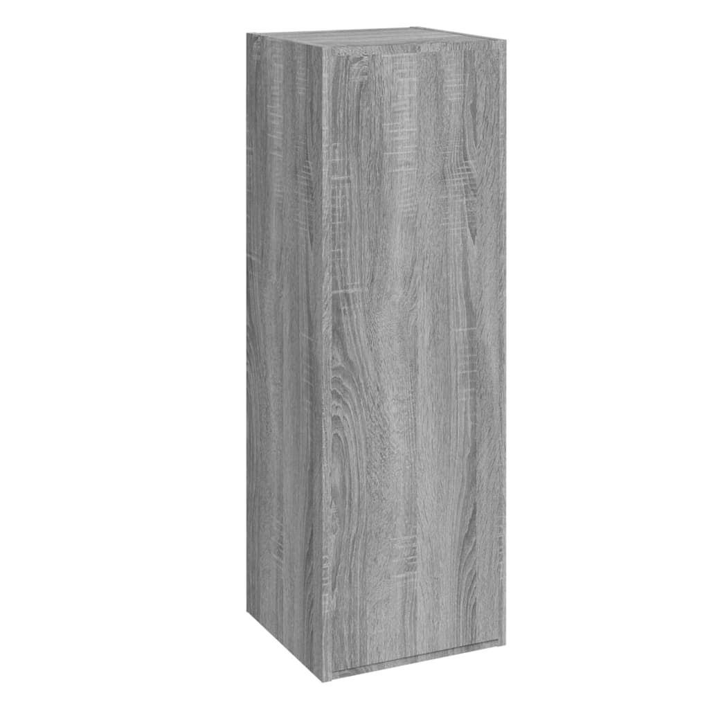 Grand Meuble TV Effet Bois Gris Sonoma - 8 Pièces-Mon Meuble TV-Chêne noir-80 cm-8-7