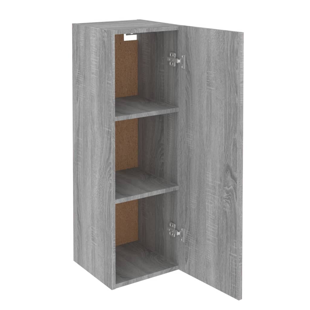 Grand Meuble TV Effet Bois Gris Sonoma - 8 Pièces-Mon Meuble TV-Chêne noir-80 cm-8-8