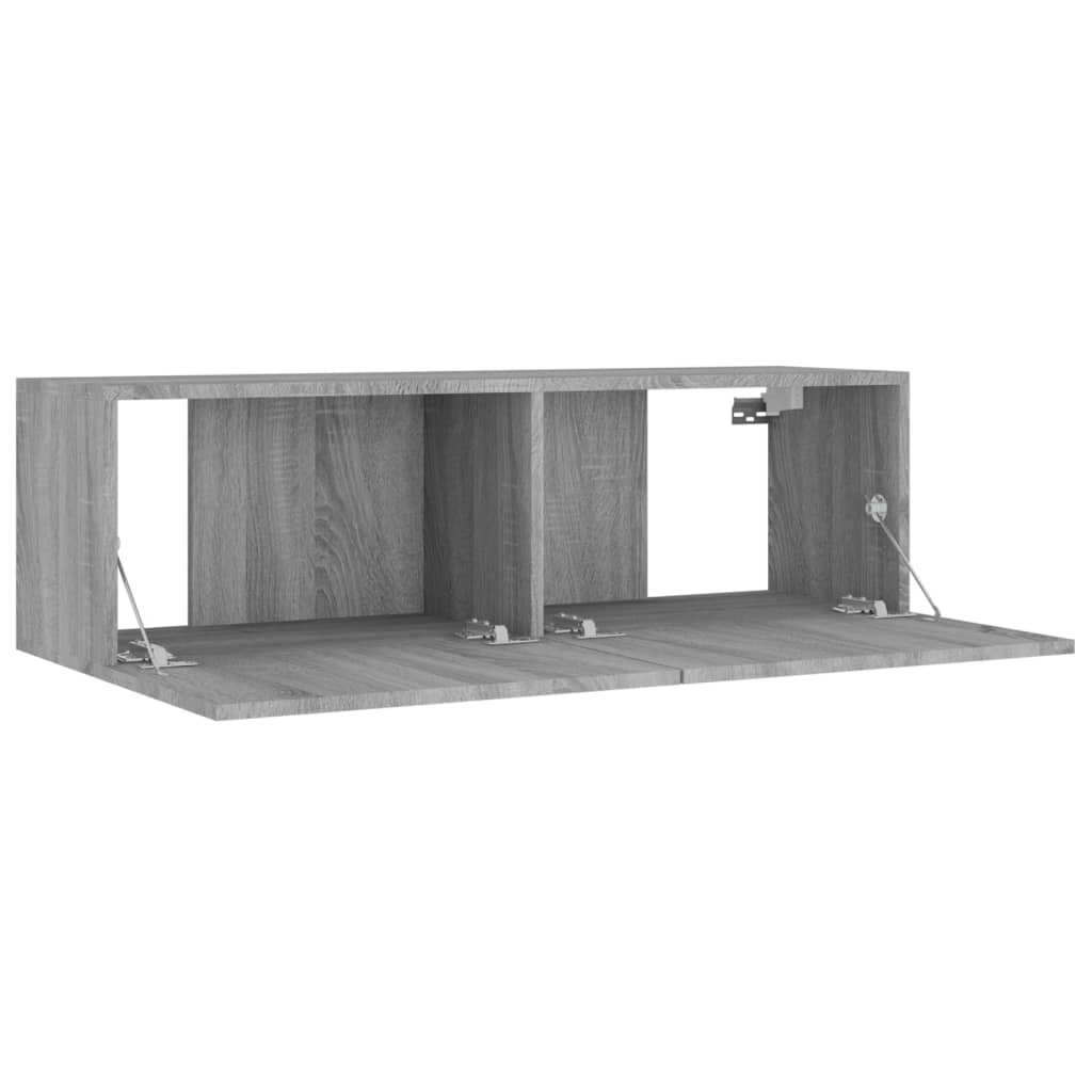 Grand Meuble TV Industriel Finition Sonoma Gris - 8 Pièces-Mon Meuble TV-Chêne fumé-80 cm-8-6