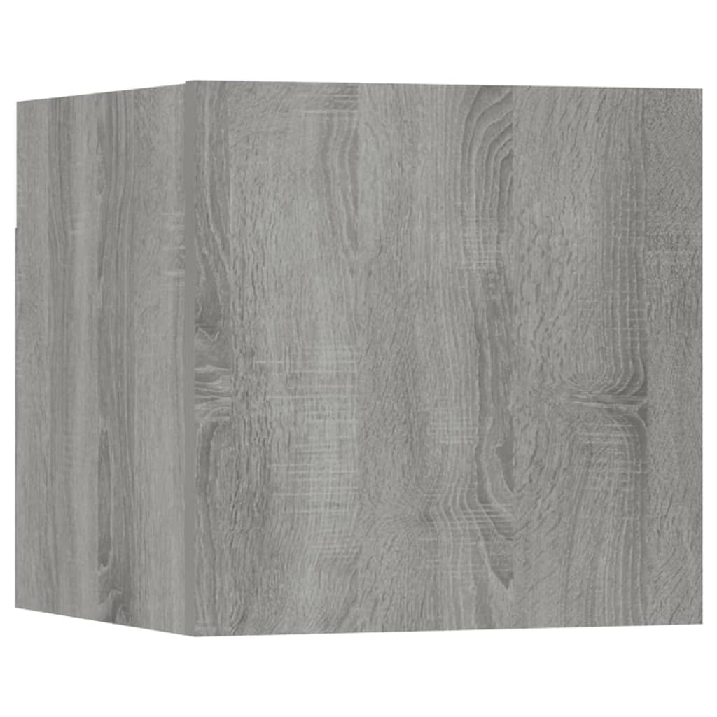 Grand Meuble TV Industriel Finition Sonoma Gris - 8 Pièces-Mon Meuble TV-Chêne fumé-80 cm-8-7
