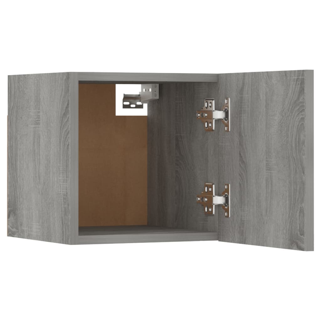 Grand Meuble TV Industriel Finition Sonoma Gris - 8 Pièces-Mon Meuble TV-Chêne fumé-80 cm-8-8